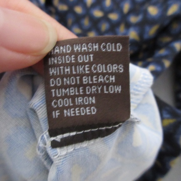 J McLaughlin Top Small Ruffle Neck Durham Catalina Cloth Preppy Academia Career - Picture 6 of 9